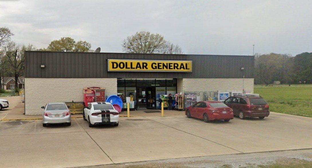 Dollar General store in Hamilton, Mississippi, one of the family's stores currently for sale
